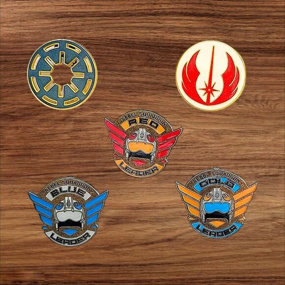 5 Star Wars Disney Parks Trading Pins, Plus 2 Bonus Pins - Picture 1 of 2